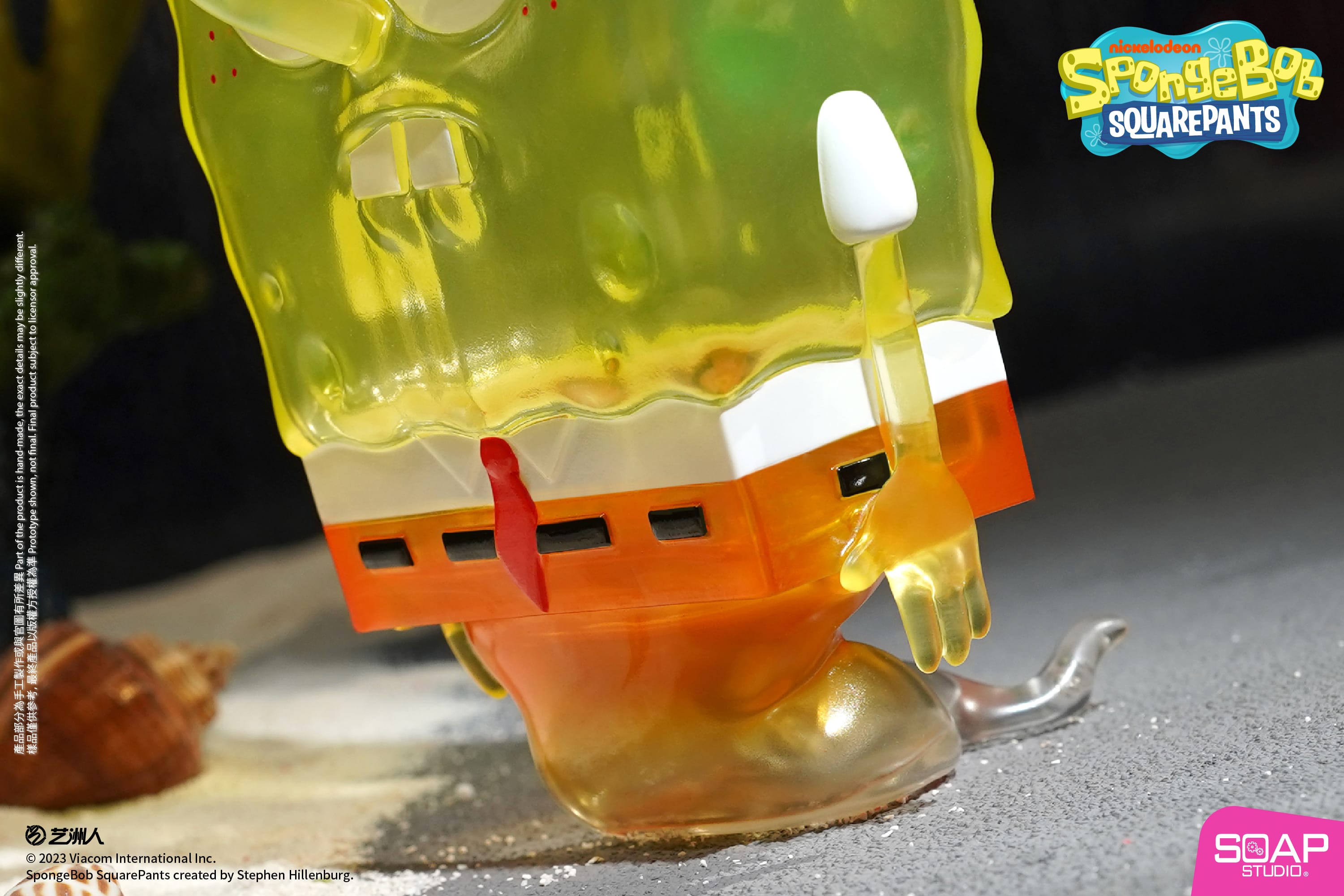 スポンジボブ　クリアフィギュア　カラフル SpongeBob(スポンジ・ボブ)×BAYFLOW】クリアファイル2P