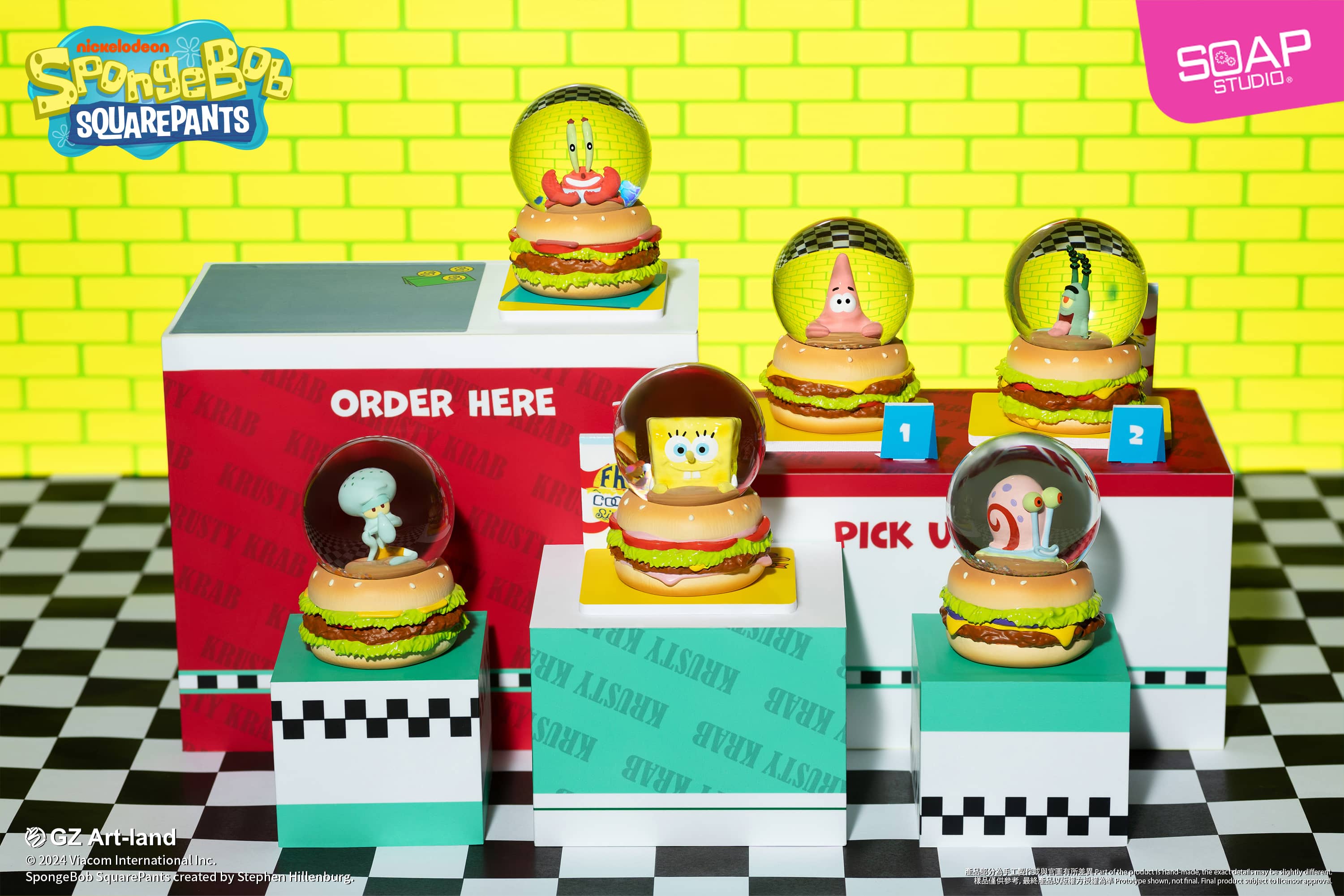 単品販売)ミニカーニバーガー スノードーム ブラインドボックス