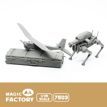 1/35 武装ロボット犬 & RQ-20 UAV セット