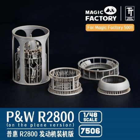 【セール商品】 1/48 P & W R2800 星型18気筒 航空機用エンジン (マジックファクトリー MGF5001用)