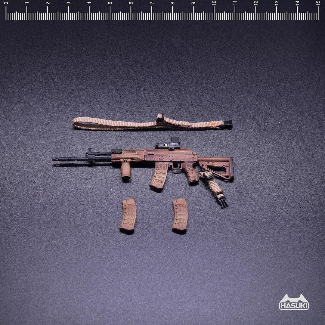 WM-03A アサルトライフルセット コヨーテブラウン アクションフィギュア用完成品オプションパーツ 1/12スケール