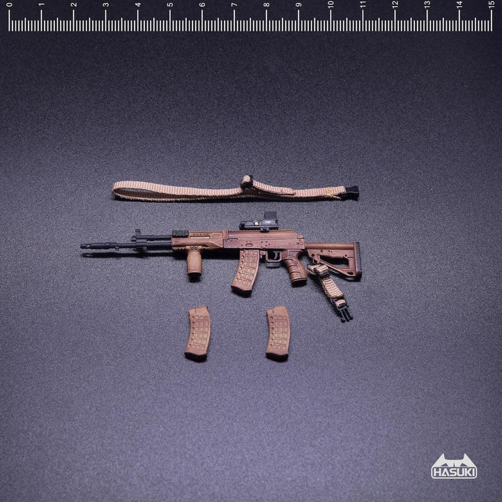 WM-03A アサルトライフルセット コヨーテブラウン アクションフィギュア用完成品オプションパーツ 1/12スケール