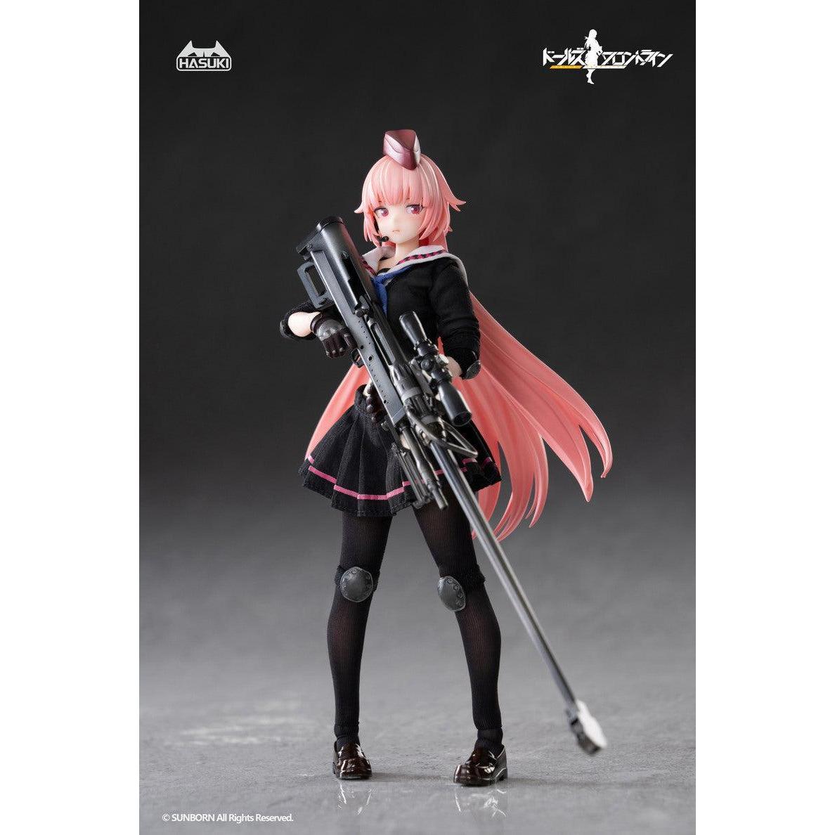 HASUKI pocket artシリーズ　2点セット 本格武装のミリタリー美少女がアクションフィギュア化！HASUKIの