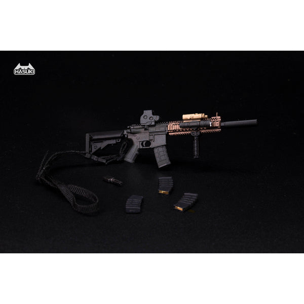 電動ガン ブラック アサルトライフルセット WM-04B アサルトライフルセット ブラック アクションフィギュア用完成