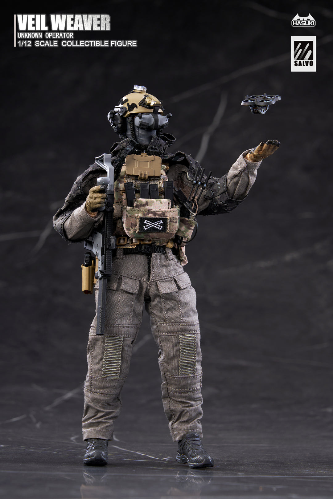 WM-07 偵察強化キット アクションフィギュア用完成品オプションパーツ 1/12スケール