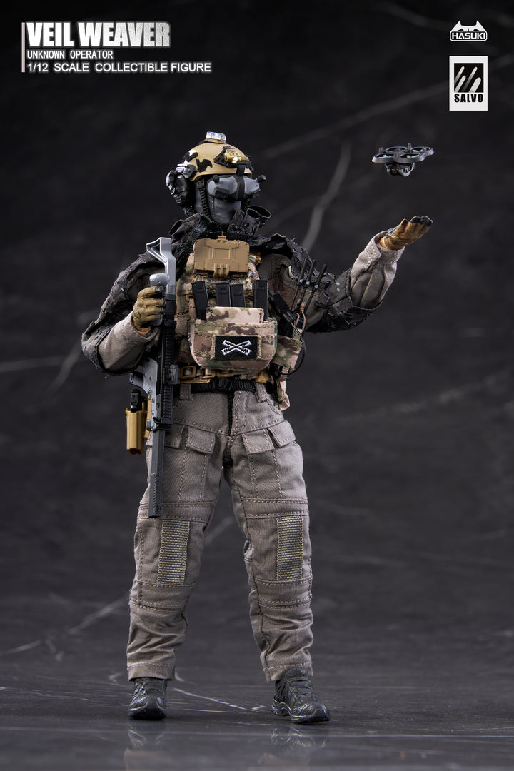 WM-07 偵察強化キット アクションフィギュア用完成品オプションパーツ 1/12スケール