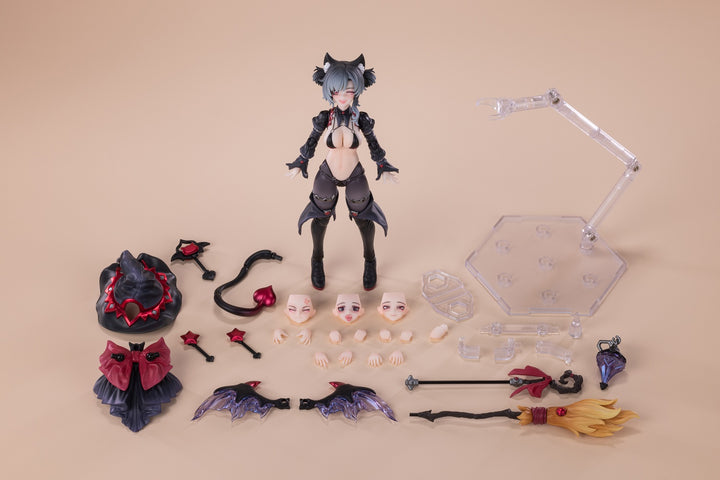見習魔女・星川猫猫 完成品アクションフィギュア 黒髪Ver. 1/12スケール