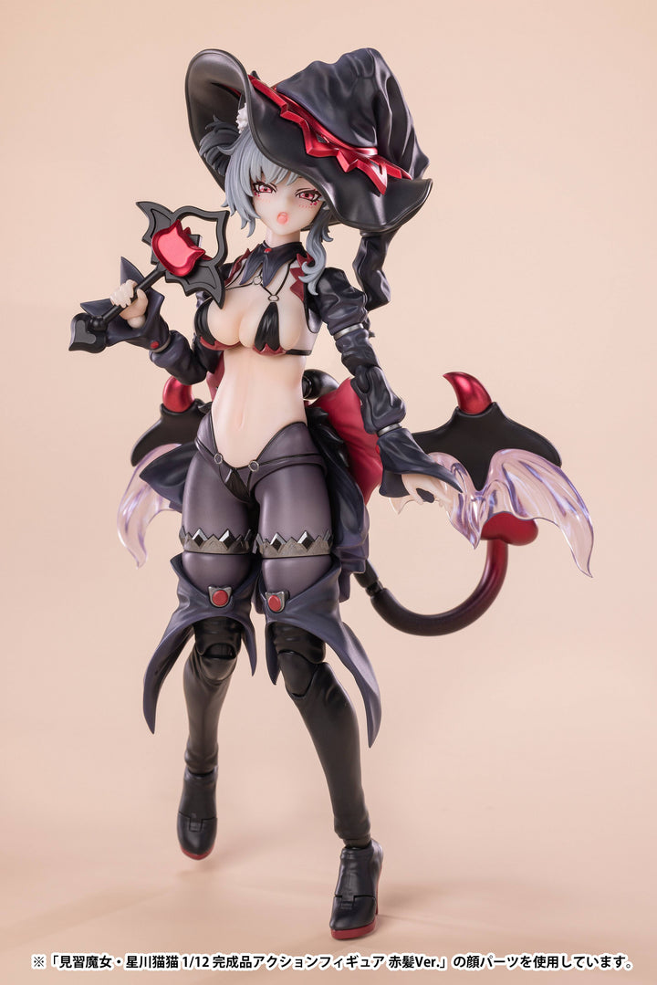 見習魔女・星川猫猫 完成品アクションフィギュア 黒髪Ver. 1/12スケール
