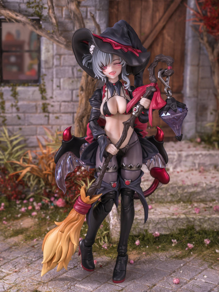 見習魔女・星川猫猫 完成品アクションフィギュア 黒髪Ver. 1/12スケール