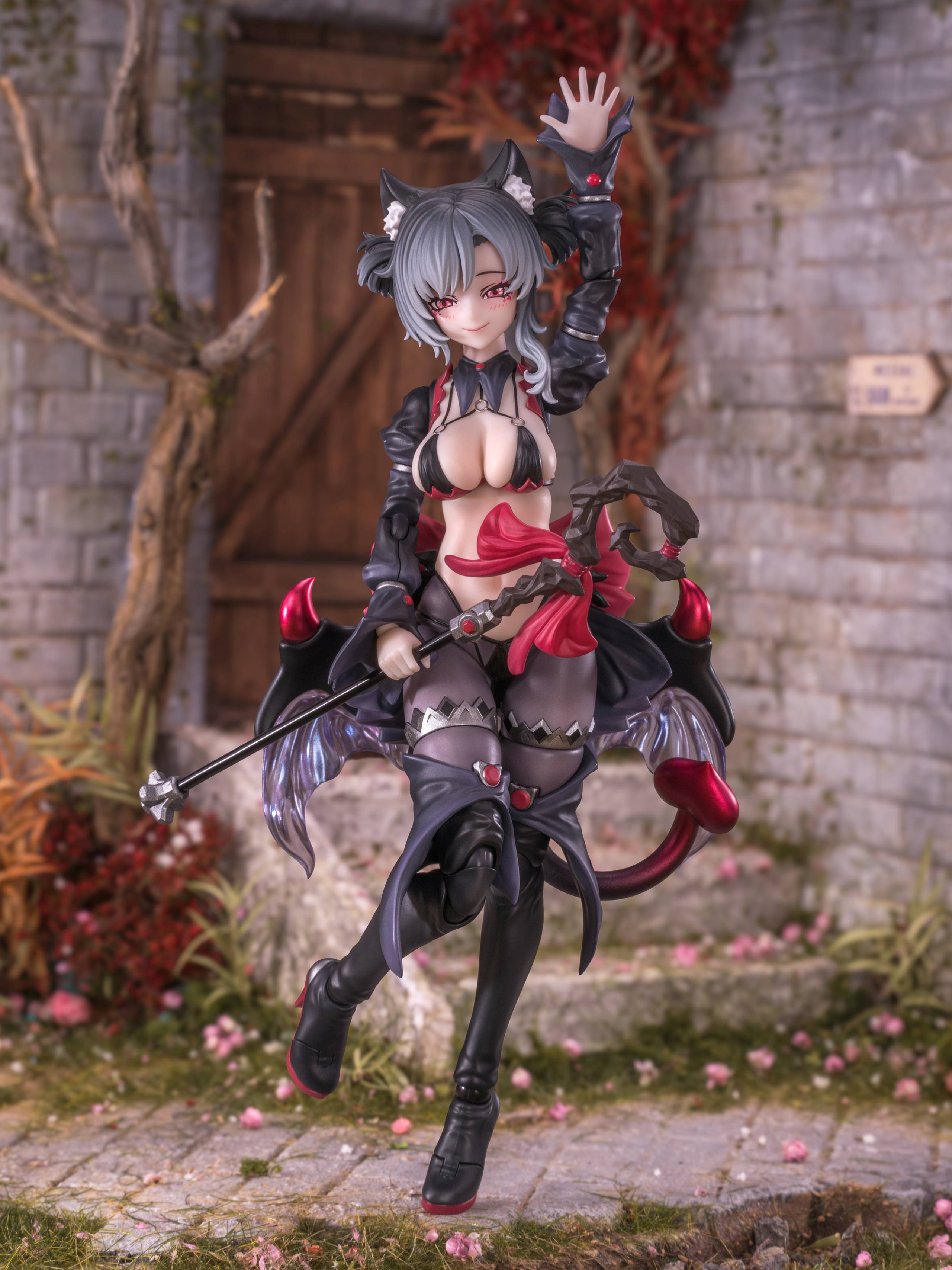 見習魔女・星川猫猫 完成品アクションフィギュア 黒髪Ver. 1/12