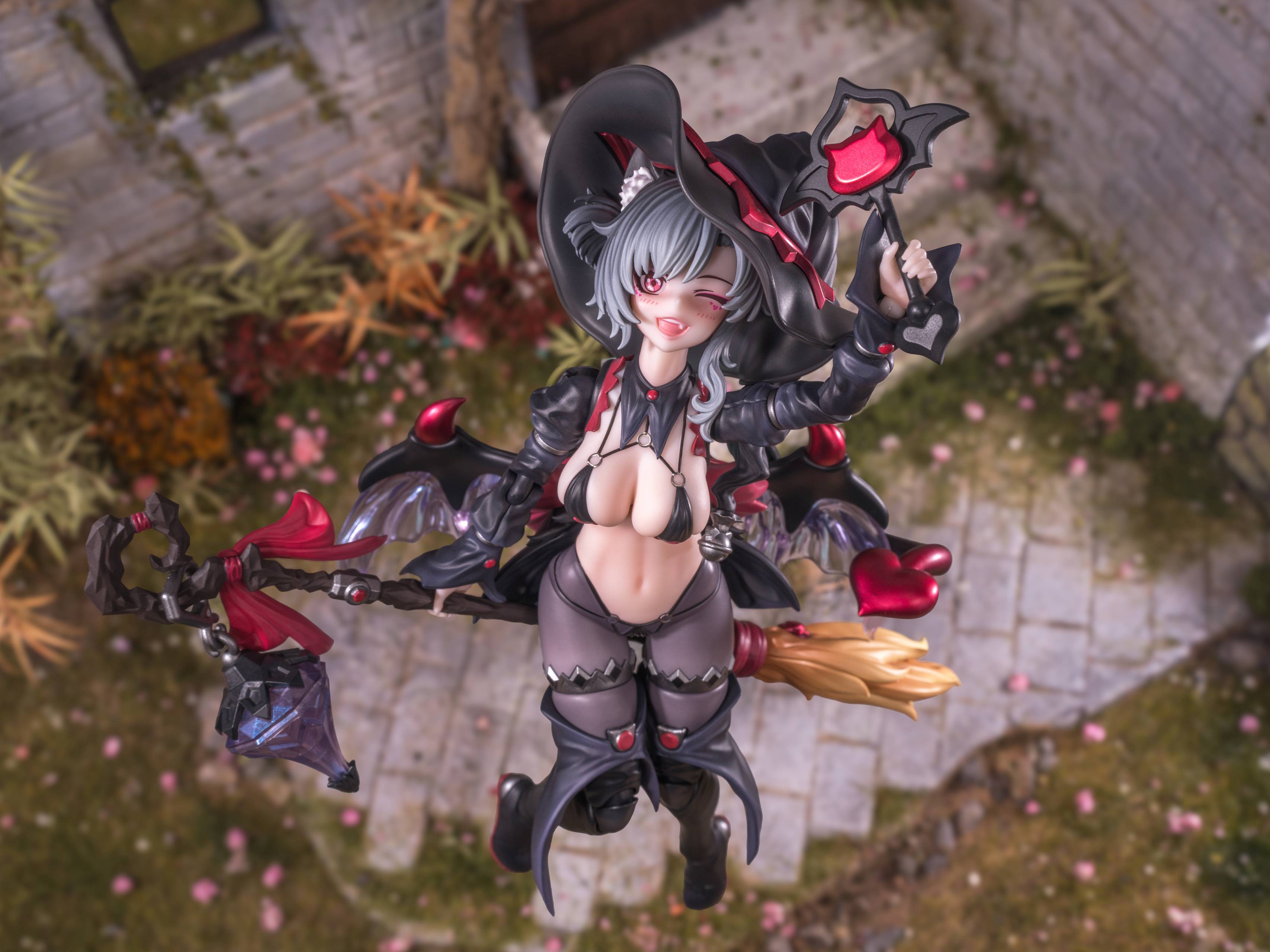 見習魔女・星川猫猫 完成品アクションフィギュア 黒髪Ver. 1/12