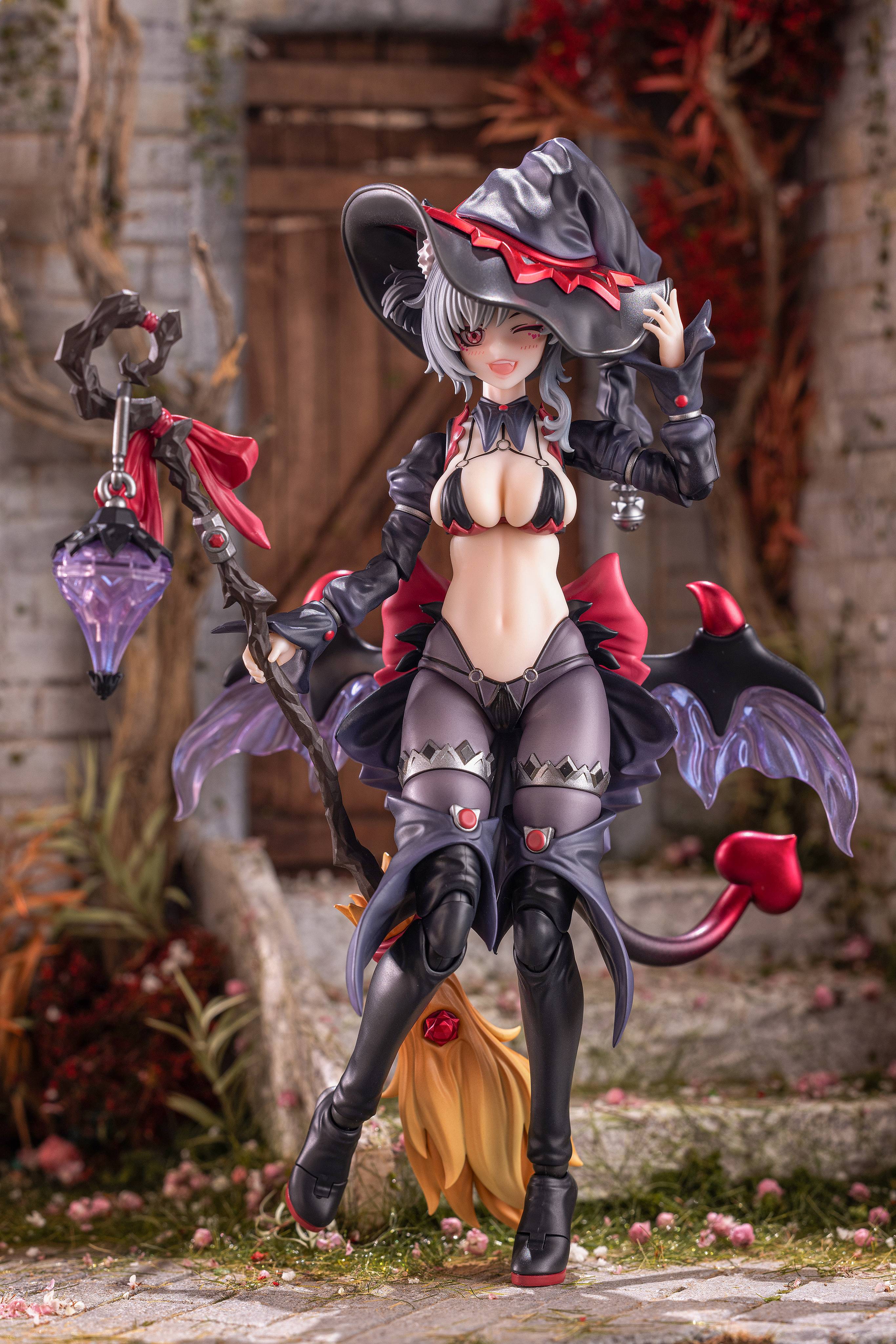 見習魔女・星川猫猫 完成品アクションフィギュア 黒髪Ver. 1/12