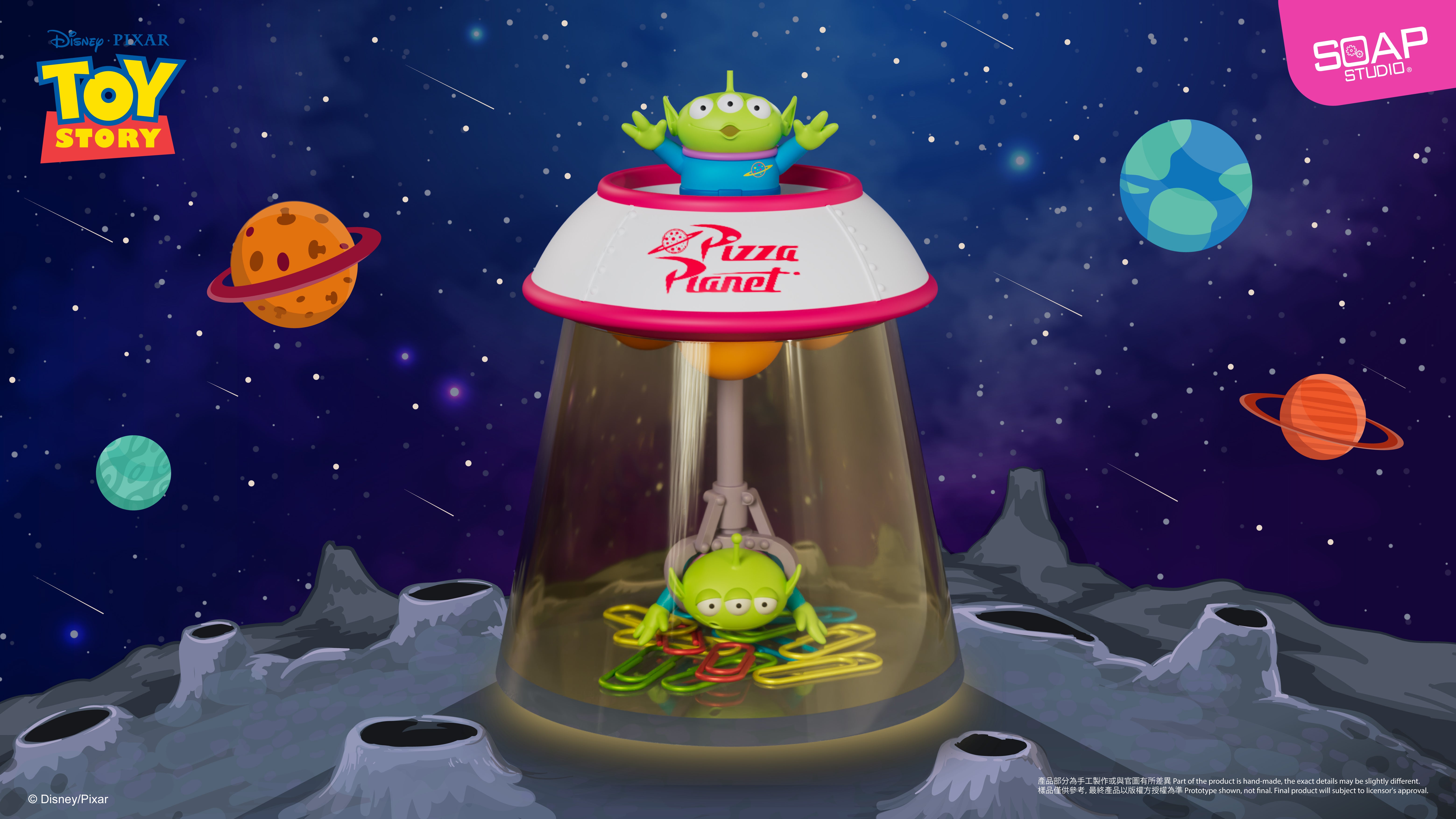 エイリアン』ピクサーエイリアン マグネティック ペーパークリップ