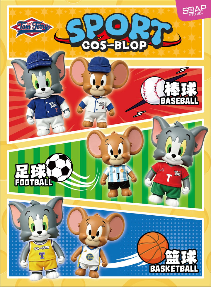 (単品販売)『トムとジェリー』 Cos-Blop スポーツデイ  フィギュア ブラインドボックス