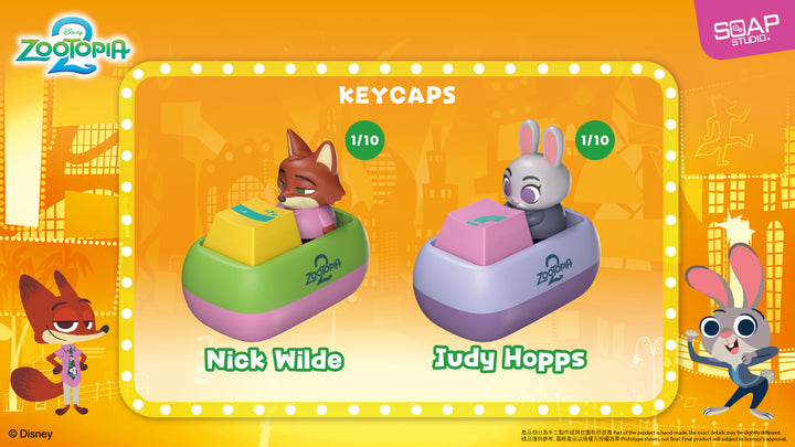 (単品販売)『ズートピア』 ディズニー ズートピア キーキャップ ブラインドボックス