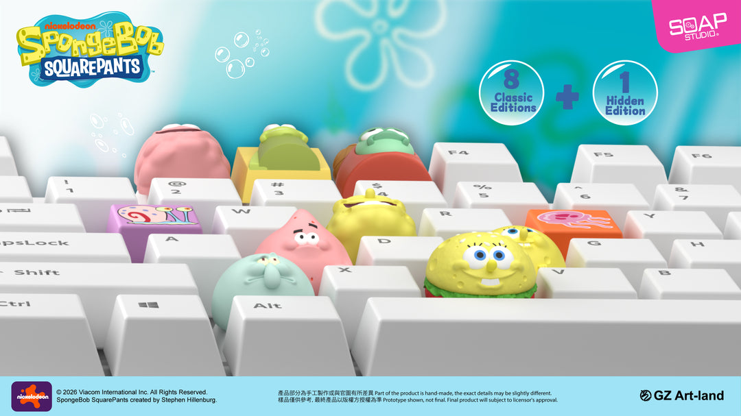 (単品販売)『スポンジ・ボブ』 キーキャップ ブラインドボックス
