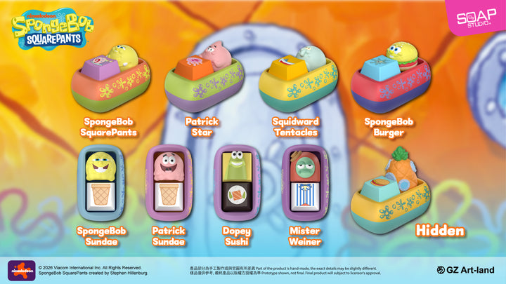 (単品販売)『スポンジ・ボブ』 キーキャップ ブラインドボックス