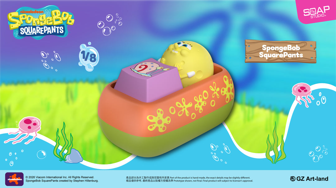 (単品販売)『スポンジ・ボブ』 キーキャップ ブラインドボックス