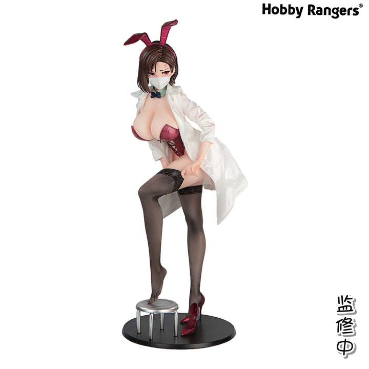やさぐれ保健医 八坂愉美子 Illustrated by けそシロウ 完成品フィギュア 1/4スケール
