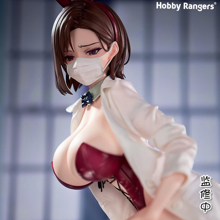 やさぐれ保健医 八坂愉美子 Illustrated by けそシロウ 完成品フィギュア 1/4スケール