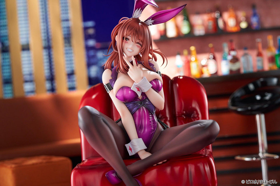 はにかみ彼女 冥加皐希 バニーガールVer. illustration by ピロ水 完成品フィギュア 1/6スケール