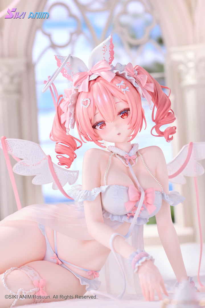 白うさぎRosu 天使ver. Illustrated by Rosuuri 完成品フィギュア 特典版 1/4スケール