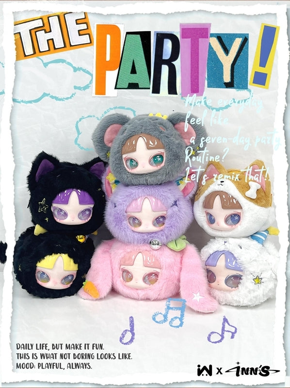 (単品販売)INN-7日間パーティー バッグチャームぬいぐるみブラインドボックス