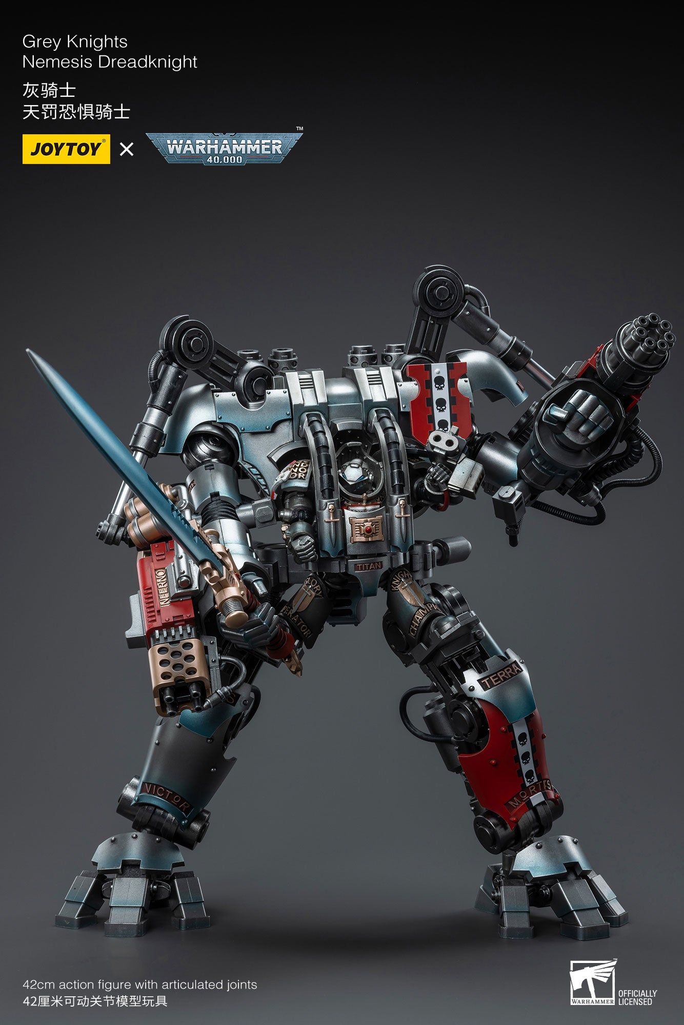 Joytoy ウォーハンマー40,000 グレイナイト ターミネーター Amazon.com: JOYTOY Warhammer 40,000 1/18 Action Figure Grey