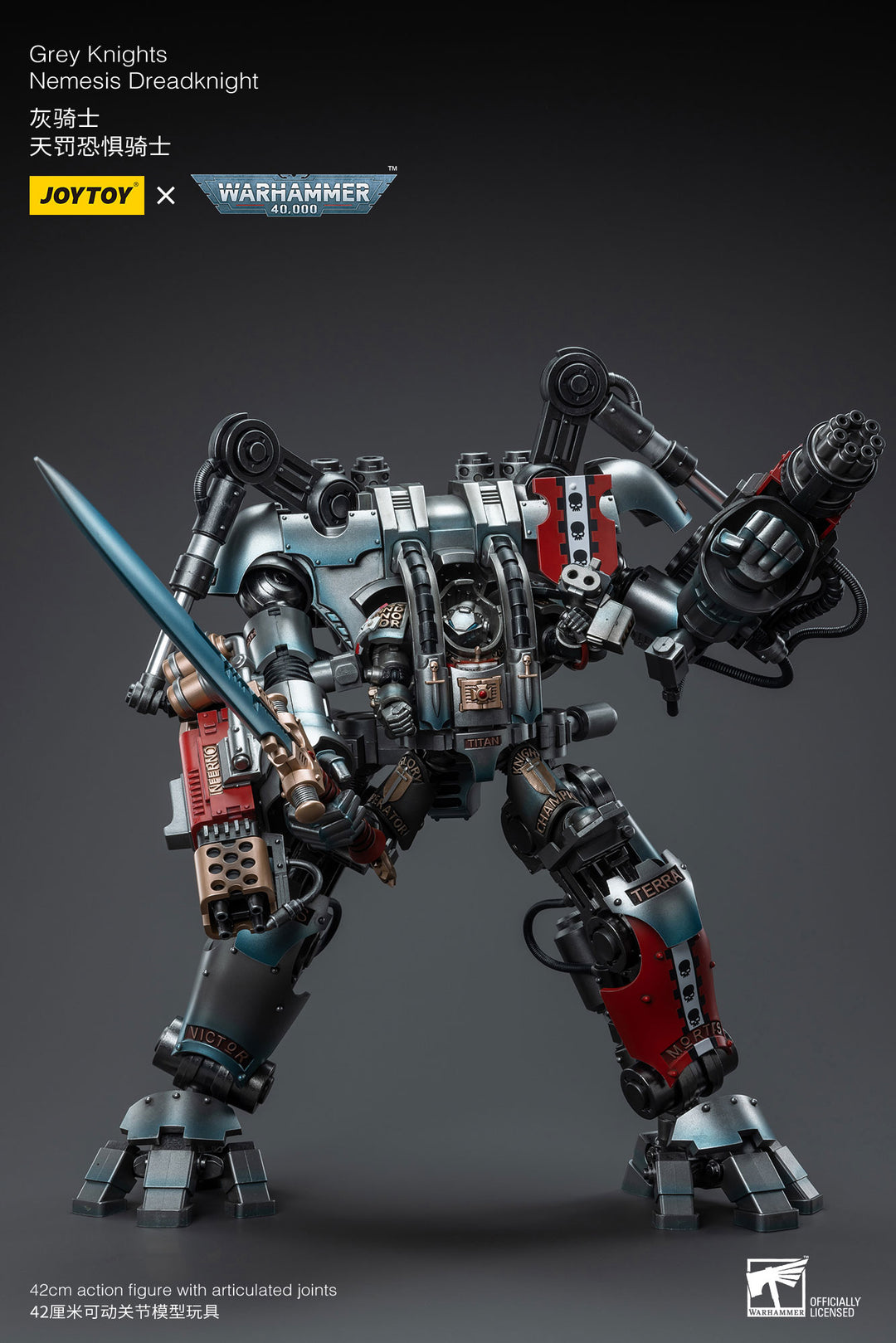 グレイナイト ネメシス・ドレッドナイト ターミネーター カドン・ヴィボヴァ付き 1/18スケール