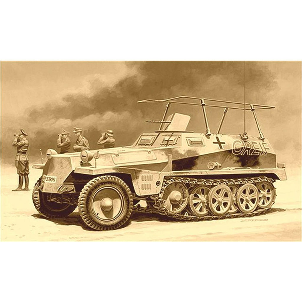 IT ALERI(イタレリ) WW.II ドイツ軍 Sd.Kfz.250/3 グライフ 1/72スケール 未塗装組立キット