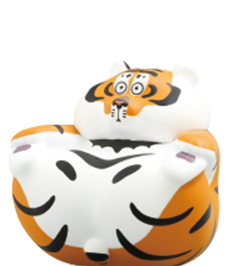単品販売)ぽっちゃり虎ではない 変形自在のぽっちゃり虎シリーズ 単品販売)ぽっちゃり虎ではない 変形自在のぽっちゃり虎シリーズ