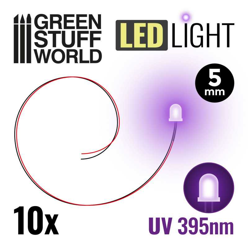 5mm LEDライト 紫外線色