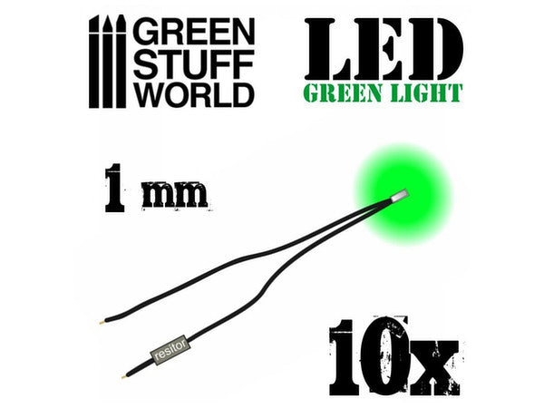 1mm LEDライト グリーン