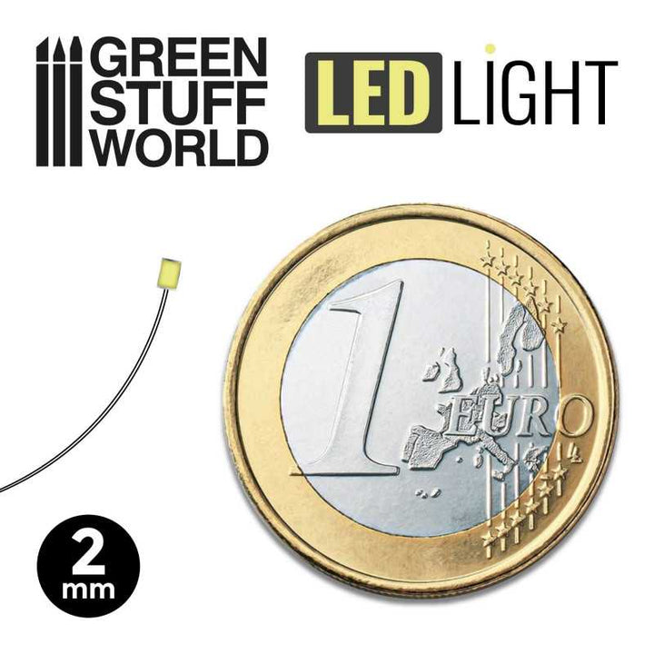 2mm LEDライト クールホワイト