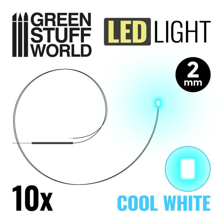 2mm LEDライト クールホワイト