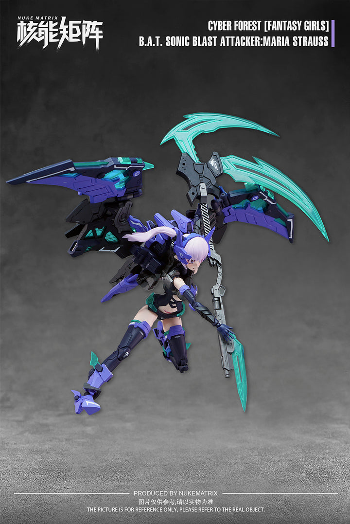 CYBER FOREST[FANTASY GIRLS] B.A.T. SONIC BLAST ATTACKER：MARIA STRAUSS 1/12スケール
