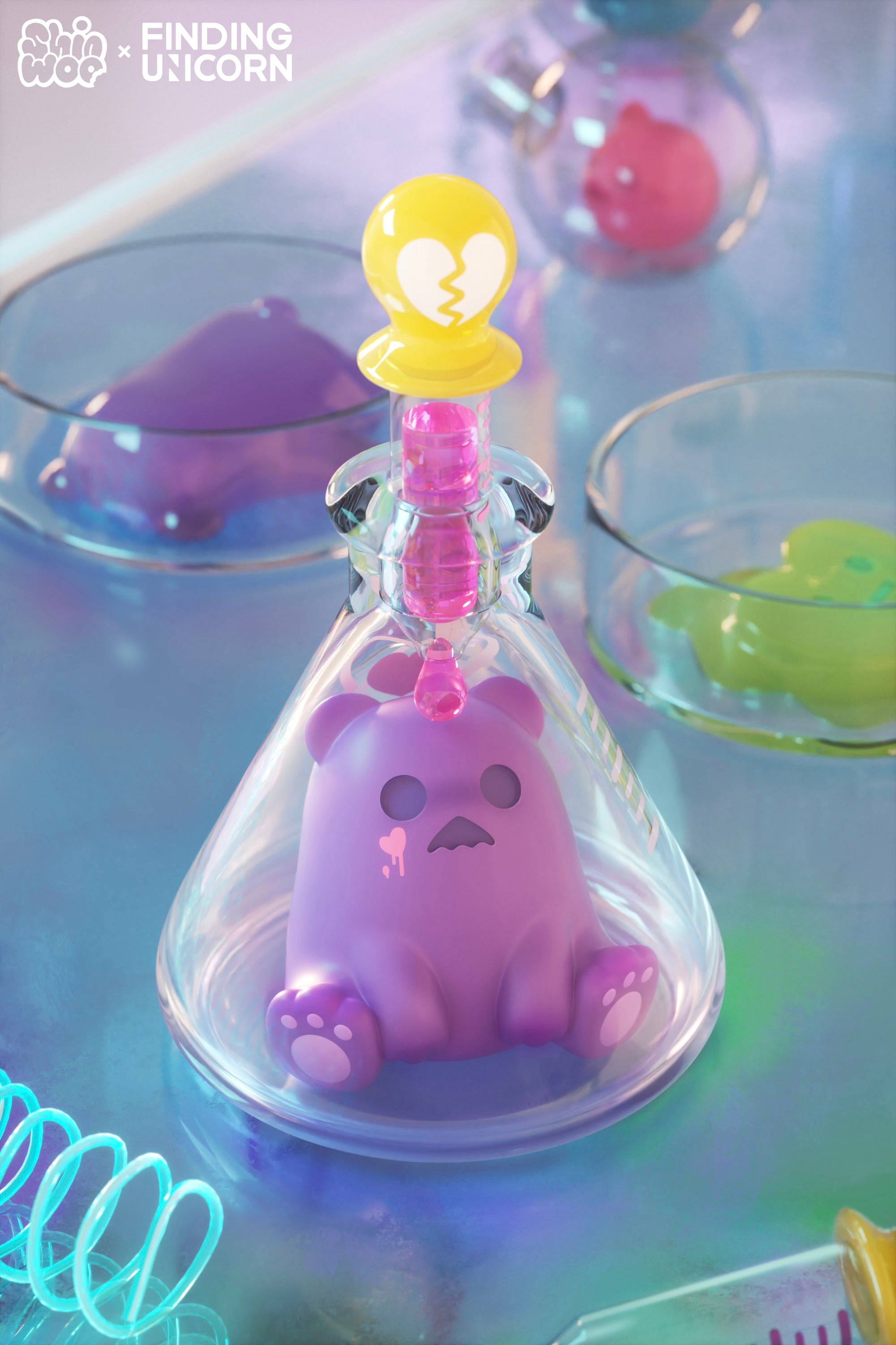 単品販売)BABY GHOST BEAR ラブシック・ラボシリーズ – SOOTANG HOBBY