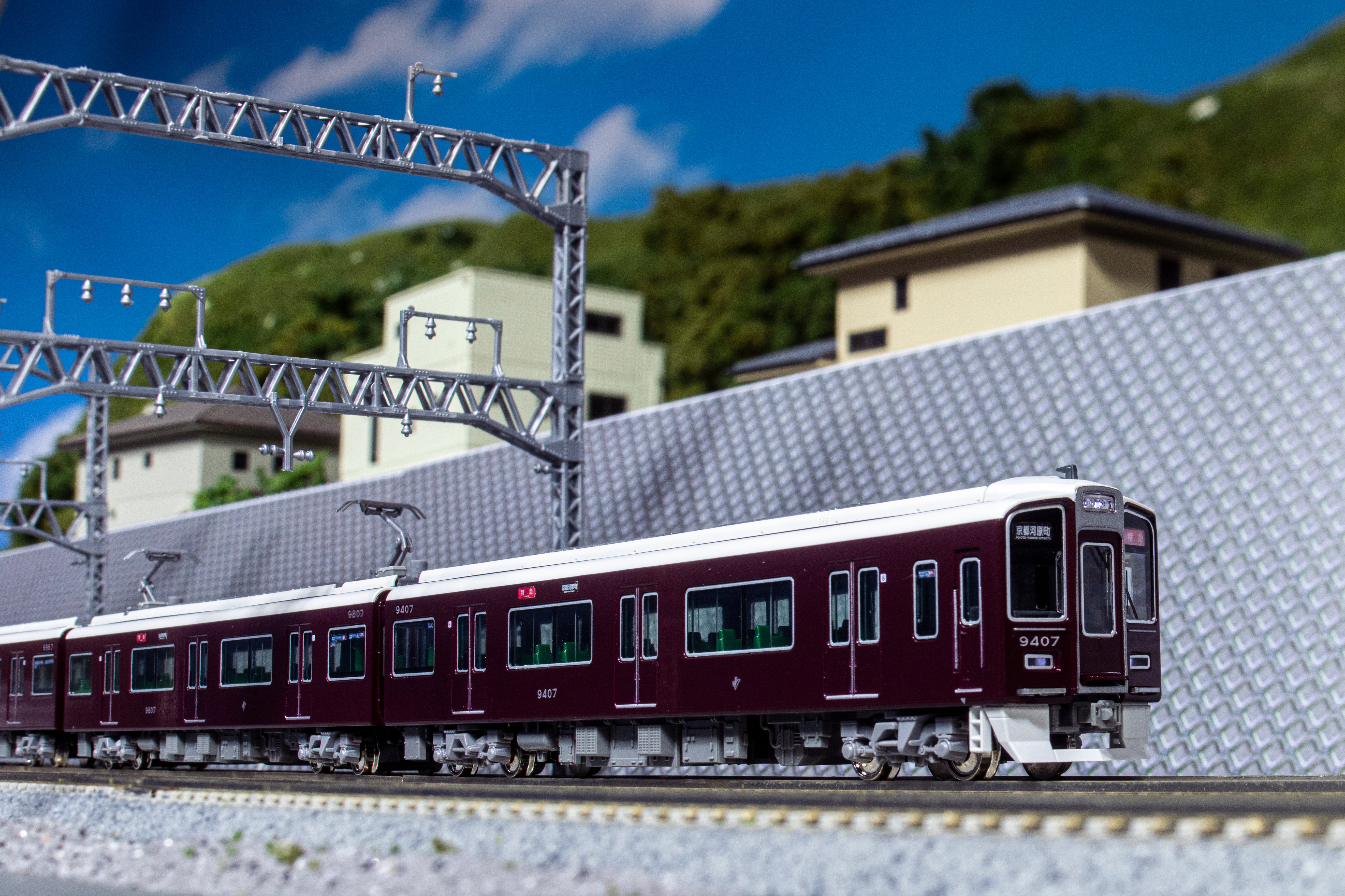 スリーブは KATO阪急電鉄9300系8両セット 3kJ9B-m55409607503 ライト