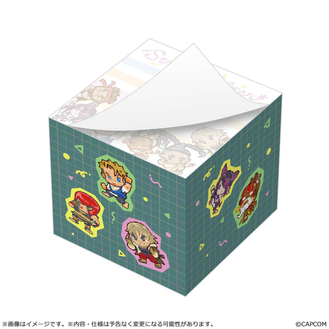 ストリートファイター6 ブロックメモ デフォルメスタイル