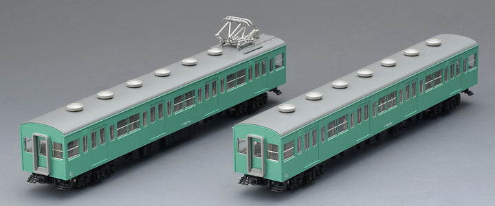 98536 103系通勤電車（初期型非冷房車･ｴﾒﾗﾙﾄﾞｸﾞﾘｰﾝ）増結セット（２両）