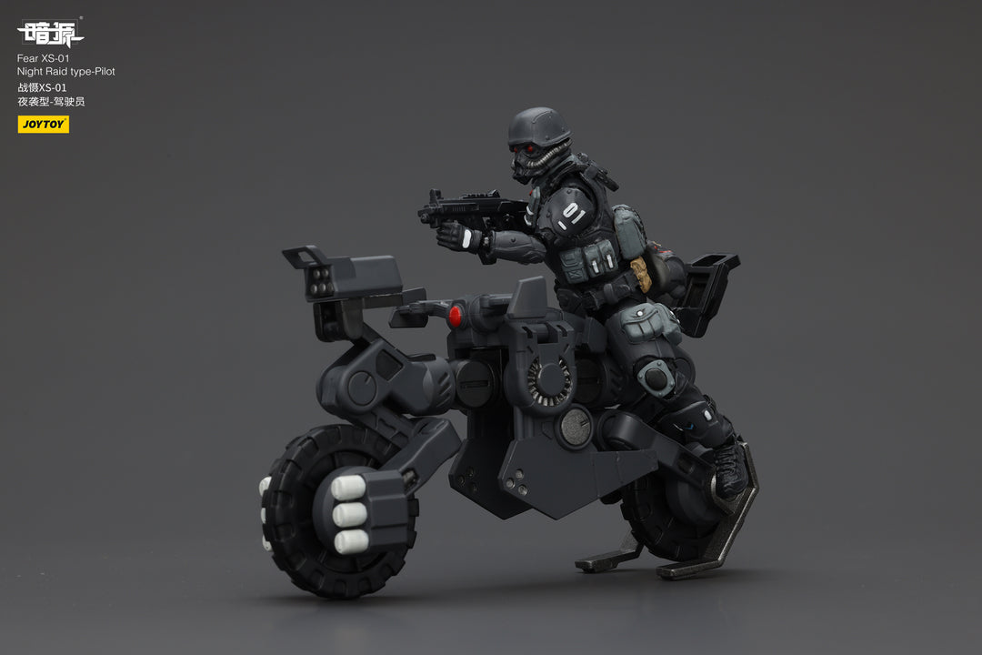 戦慄XS-01 夜間強襲型・パイロット 1/18スケール