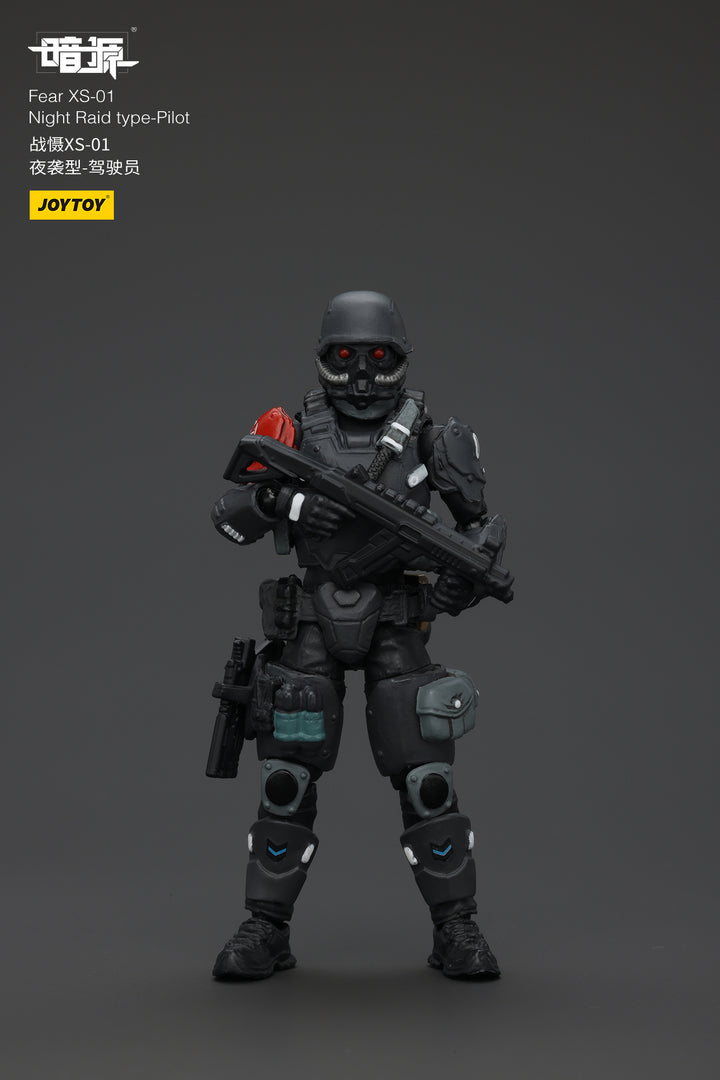 戦慄XS-01 夜間強襲型・パイロット 1/18スケール