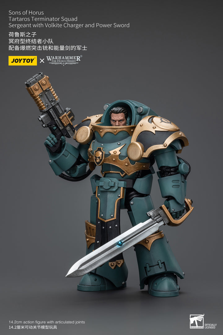 サン・オヴ・ホルス タルタロス・ターミネイター・スカッド サージェント（ヴォルカイト・チャージャー、パワーソード装備） 1/18スケール