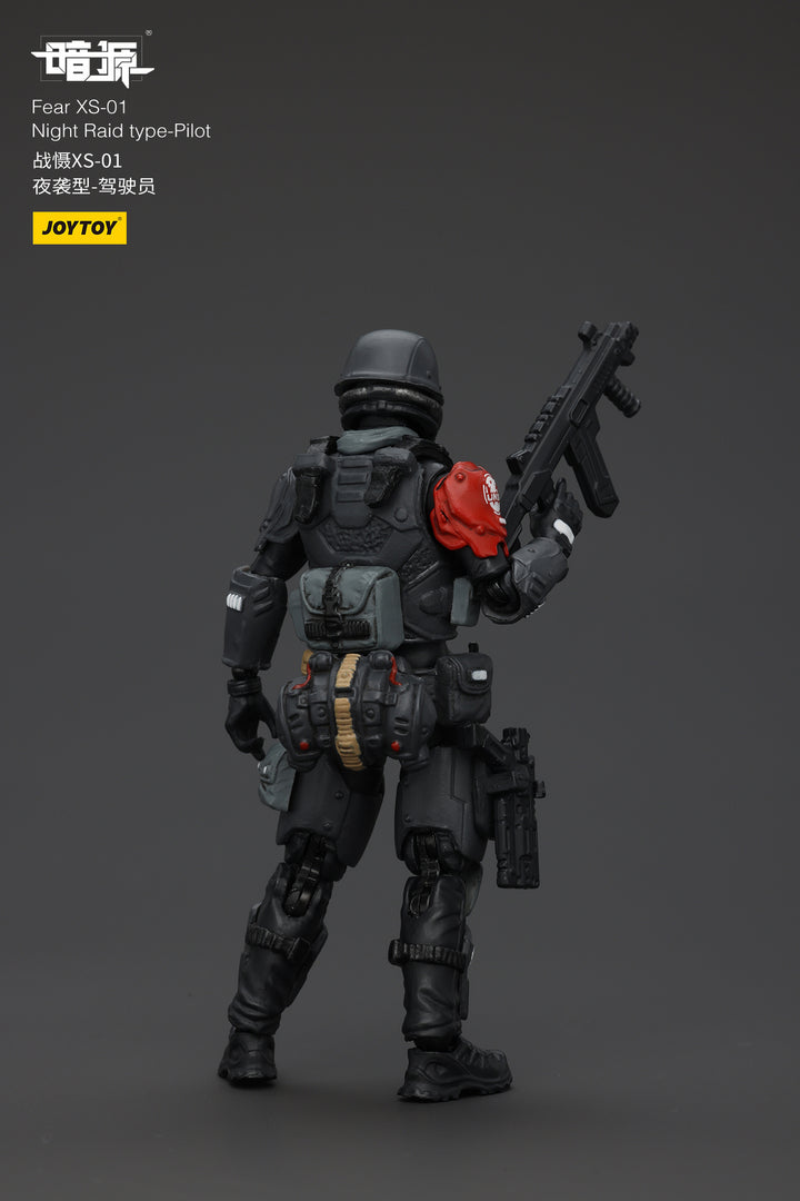 戦慄XS-01 夜間強襲型・パイロット 1/18スケール