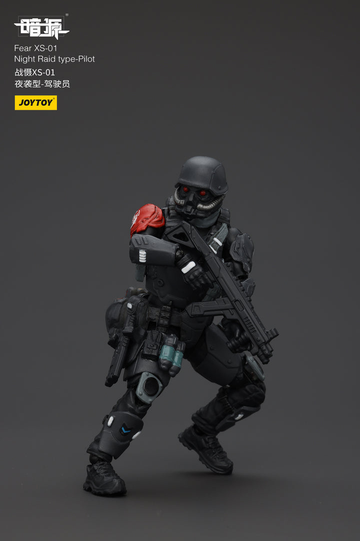 戦慄XS-01 夜間強襲型・パイロット 1/18スケール