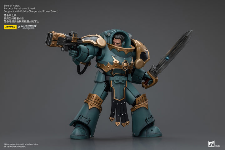 サン・オヴ・ホルス タルタロス・ターミネイター・スカッド サージェント（ヴォルカイト・チャージャー、パワーソード装備） 1/18スケール