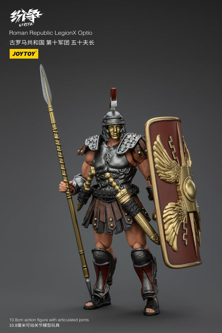 紛争(Strife) 古代ローマ共和国 第X軍団 オプティオ 1/18スケール