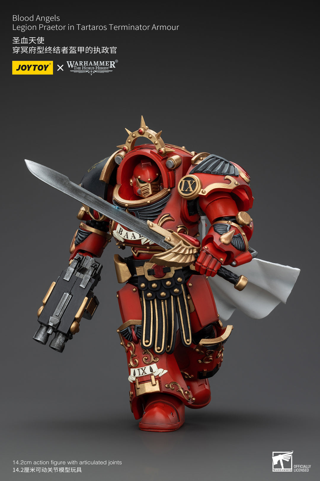 ブラッドエンジェル レギオン プラエトール（タルタロス・ターミネーターアーマー装備） 1/18スケール