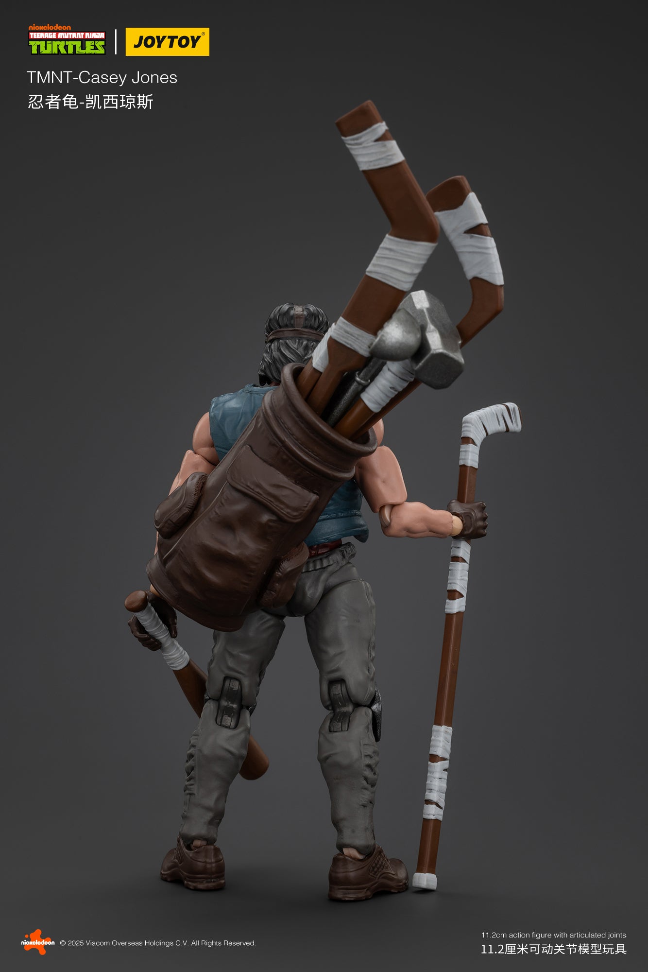 Mattel MOTU x TMNT Turtles of Grayskull Casey Jones Action