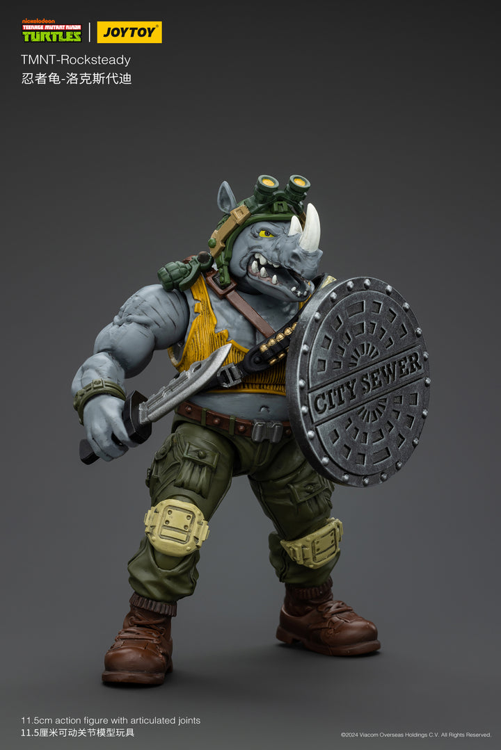 TMNT ロックステディ 1/18スケール